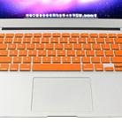 ENKAY for MacBook Pro 13.3 inch / 15.4 inch / 17.3 inch (US Version) / A1278 / A1286 Colorful Soft Silicon Keyboard Protector Cover Skin(Orange) - 1