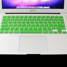 ENKAY for MacBook Air 11.6 inch (US Version) / A1370 / A1465 Colorful Soft Silicon Keyboard Protector Cover Skin(Green) - 1