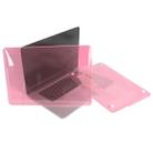 ENKAY for MacBook Pro Retina 13.3 inch (US Version) / A1425 / A1502 4 in 1 Crystal Hard Shell Plastic Protective Case with Screen Protector & Keyboard Guard & Anti-dust Plugs(Pink) - 5