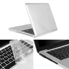ENKAY for Macbook Pro 15.4 inch (US Version) / A1286 Hat-Prince 3 in 1 Crystal Hard Shell Plastic Protective Case with Keyboard Guard & Port Dust Plug(White) - 1