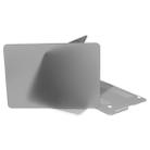 ENKAY for Macbook Pro Retina 15.4 inch (US Version) / A1398 Hat-Prince 3 in 1 Frosted Hard Shell Plastic Protective Case with Keyboard Guard & Port Dust Plug(Grey) - 6