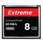 8GB Extreme Compact Flash Card, 400X Read  Speed, up to 60 MB/S (100% Real Capacity) - 1