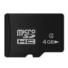 4GB High Speed Class 10 Micro SD(TF) Memory Card from Taiwan, Write: 8mb/s, Read: 12mb/s (100% Real Capacity)(Black) - 1