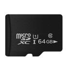 64GB High Speed Class 10 Micro SD(TF) Memory Card from Taiwan, Write: 8mb/s, Read: 12mb/s (100% Real Capacity)(Black) - 1