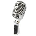 Professional Wired Classical Dynamic Microphone, Length: 18cm (Silver) - 1
