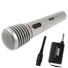 Handheld Wireless / Wired Microphone with Receiver & Antenna, Effective Distance: 15-30m - 1