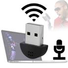 USB Mini Multimedia Recording Voice Microphone, Compatible with PC / Mac for Live Broadcast, Show, KTV, etc.(Black) - 1