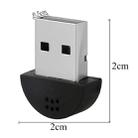 USB Mini Multimedia Recording Voice Microphone, Compatible with PC / Mac for Live Broadcast, Show, KTV, etc.(Black) - 3