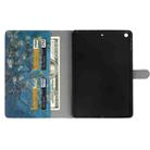 Plum Pattern Leather Case with Holder & Card Slots & Wallet for iPad mini 3 / mini 2 / iPad mini - 4