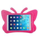 Butterfly EVA Protective Case with Holder for iPad mini 3 / 2 / 1(Magenta) - 1