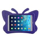 Butterfly EVA Protective Case with Holder for iPad mini 3 / 2 / 1(Purple) - 1