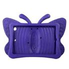 Butterfly EVA Protective Case with Holder for iPad mini 3 / 2 / 1(Purple) - 4