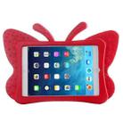 Butterfly EVA Protective Case with Holder for iPad mini 3 / 2 / 1(Red) - 1
