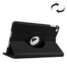 Litchi Texture 360 Degree Rotating Smart Leather Case with Holder for iPad mini 4 / mini 5(Black) - 1