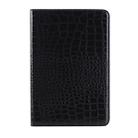 Crocodile Texture Horizontal Flip Smart Leather Case with Holder & Card Slots & Wallet for iPad Mini 4(Black) - 2