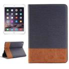 Cross Texture Horizontal Flip Smart Leather Case with Holder & Card Slots & Wallet for iPad Mini 4(Grey) - 1