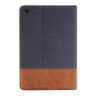 Cross Texture Horizontal Flip Smart Leather Case with Holder & Card Slots & Wallet for iPad Mini 4(Grey) - 3