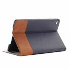 Cross Texture Horizontal Flip Smart Leather Case with Holder & Card Slots & Wallet for iPad Mini 4(Grey) - 6