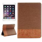 Cross Texture Horizontal Flip Smart Leather Case with Holder & Card Slots & Wallet for iPad Mini 4(Brown) - 1