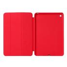 Horizontal Flip Solid Color Leather Case with Holder & Sleep / Wake-up Function for iPad mini 4(Red) - 4