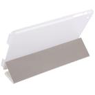 Silk Texture Horizontal Flip Leather Case with Three-Folding Holder for iPad mini 4(White) - 4