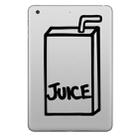 ENKAY Hat-Prince Juice Box Pattern Removable Decorative Skin Sticker for iPad mini / 2 / 3 / 4 - 1