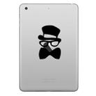 ENKAY Hat-Prince Bowknot Gentleman Pattern Removable Decorative Skin Sticker for iPad mini / 2 / 3 / 4 - 1