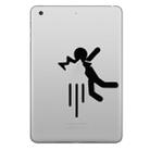 ENKAY Hat-Prince Apple Hit the Person Pattern Removable Decorative Skin Sticker for iPad mini / 2 / 3 / 4 - 1