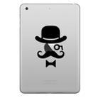 ENKAY Hat-Prince Businessman Pattern Removable Decorative Skin Sticker for iPad mini / 2 / 3 / 4 - 1