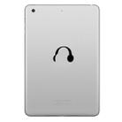 ENKAY Hat-Prince Small Earphone Pattern Removable Decorative Skin Sticker for iPad mini / 2 / 3 / 4,Size:S - 1