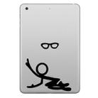 ENKAY Hat-Prince Glasses Person Pattern Removable Decorative Skin Sticker for iPad mini / 2 / 3 / 4 - 1