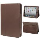 2-fold Litchi Texture Flip Leather Case with Holder Function for iPad mini 1 / 2 / 3(Coffee) - 1