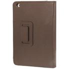 2-fold Litchi Texture Flip Leather Case with Holder Function for iPad mini 1 / 2 / 3(Coffee) - 3