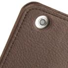 2-fold Litchi Texture Flip Leather Case with Holder Function for iPad mini 1 / 2 / 3(Coffee) - 5