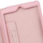 2-fold Litchi Texture Flip Leather Case with Holder Function for iPad mini 1 / 2 / 3(Pink) - 4