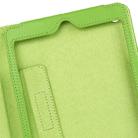 2-fold Litchi Texture Flip Leather Case with Holder Function for iPad mini 1 / 2 / 3(Green) - 4