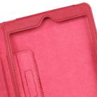 2-fold Litchi Texture Flip Leather Case with Holder Function for iPad mini 1 / 2 / 3(Magenta) - 4