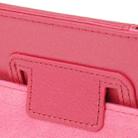 2-fold Litchi Texture Flip Leather Case with Holder Function for iPad mini 1 / 2 / 3(Magenta) - 7