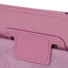 2-fold Litchi Texture Flip Leather Case with Holder Function for iPad mini 1 / 2 / 3(Purple) - 7