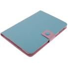 Lichee Texture 360 Degree Rotation Leather Case with  Sleep / Wake-up Function & 4 Gear Holder for iPad mini 1 / 2 / 3 (Blue) - 4