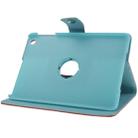 Lichee Texture 360 Degree Rotation Leather Case with Sleep / Wake-up Function & 4 Gear Holder for iPad mini 1 / 2 / 3 (Red) - 6