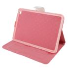 Puppy Red Series Lovely Girls Pattern Magnetic Horizontal Flip Leather Case with Holder for iPad mini 1 / 2 / 3 - 5
