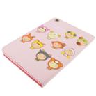 Puppy Red Series Fighting Girls Pattern Magnetic Horizontal Flip Leather Case with Holder for iPad mini 1 / 2 / 3 - 6