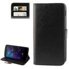 Crazy Horse Texture Leather Case with Credit Card Slot & Holder for  Google Nexus 5 (Black) - 1