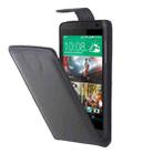 Vertical Flip Leather Case for HTC Desire 610(Black) - 1