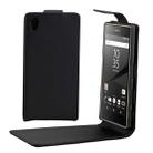 Vertical Flip Magnetic Buckle PU Leather Case for Sony Xperia Z5 / E6603 / E6653 / E6633 / E6683(Black) - 1