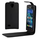 For Huawei  Y560 Vertical Flip Magnetic Buckle PU Leather Case(Black) - 1