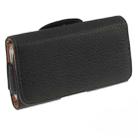 Universal Mobile Phone Leather Case / Bag with Clip for iPhone , Size: 120 x 60 x 25mm(Black) - 4