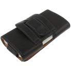 Universal Mobile Phone Leather Case / Bag with Clip for iPhone , Size: 120 x 60 x 25mm(Black) - 5