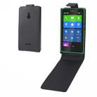 Vertical Flip Leather Case for Nokia XL(Black) - 1